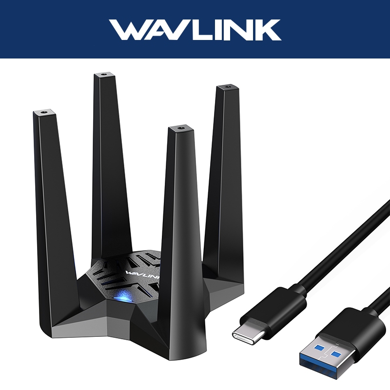 Bộ chuyển đổi không dây WAVLINK AX5400 WiFi 6E có trình điều khiển tích hợp chỉ có Windows 11 / 10