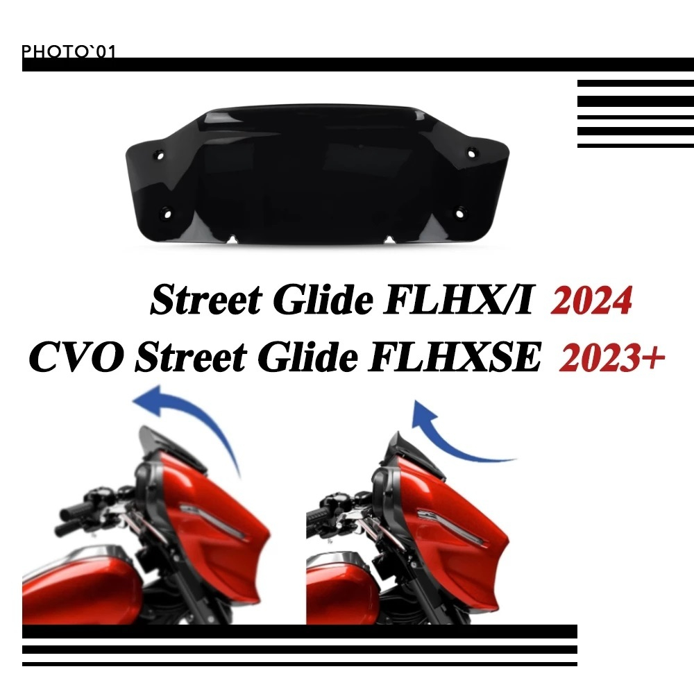 Kính chắn gió phía trước Fairing cho Harley Street Glide FLHX FLHXSE CVO 2023 2024