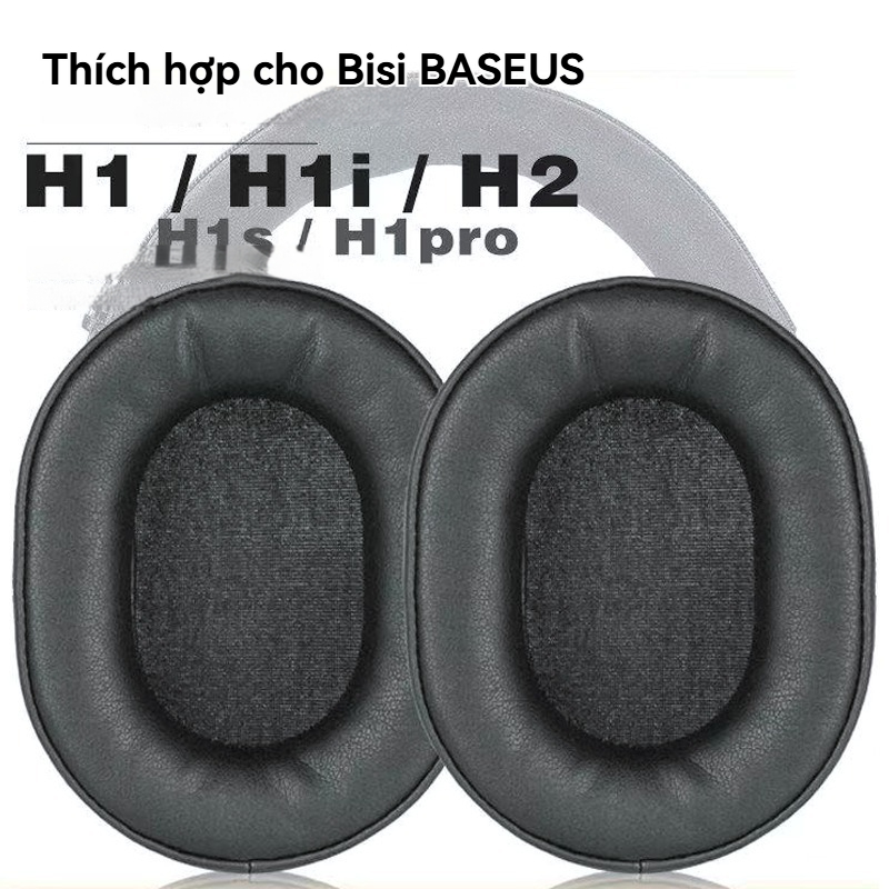 Thích hợp cho BASEUS BASEUS H1 H1i H2 H1s H1pro Bọt Tai Đệm Tai Nghe Vỏ Bảo Vệ Bọt Biển