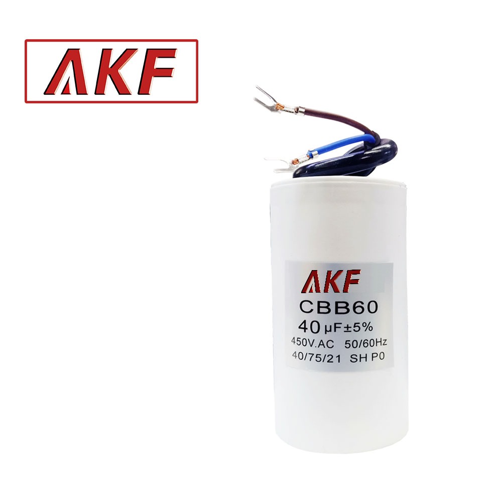 Động cơ AC tụ điện AKF 40uF 450V CBB60 khởi động