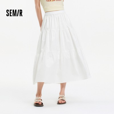 Semir 2026 - Váy Chữ A Màu Trắng Thanh Lịch Đa Năng Phù Hợp Mùa Hè