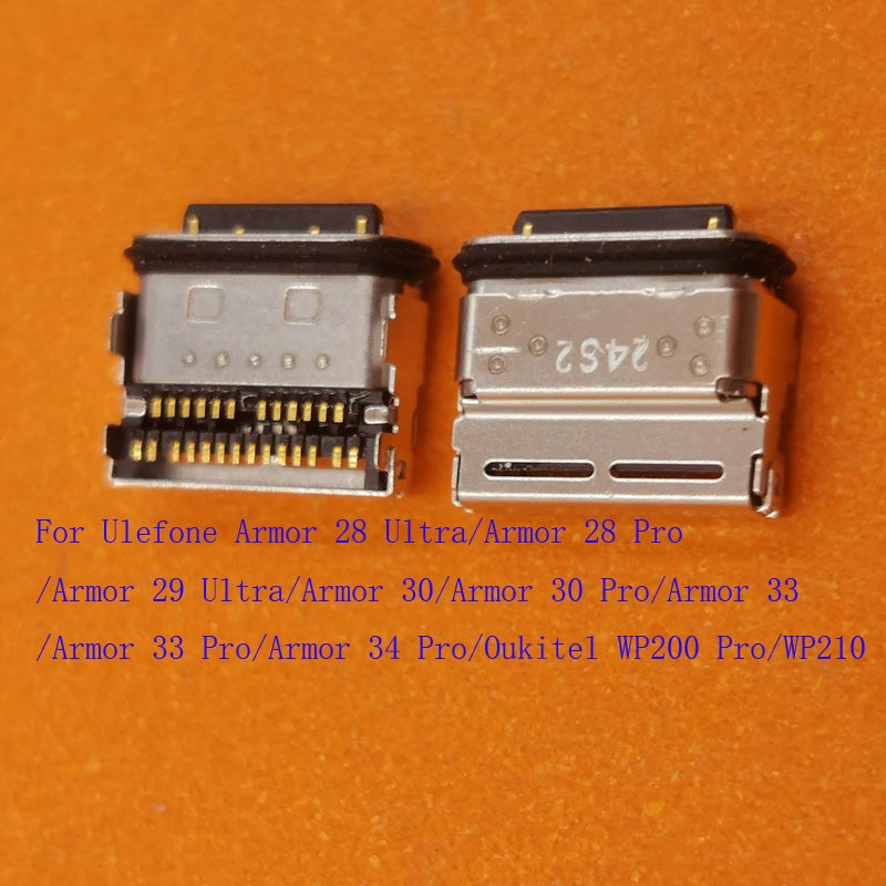 10-30 Cái Đầu Nối USB Cắm Cho Oukitel WP200 WP210 Ulefone Armor 28 29 Ultra 30 33 34 Pro