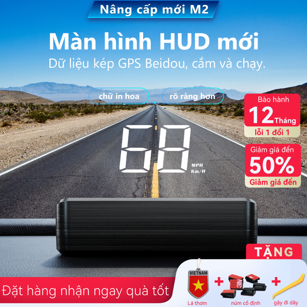 Màn hình hiển thị chiếu HD thông minh (HUD) – HUD ô tô đa năng, tương thích với xe năng lượng mới