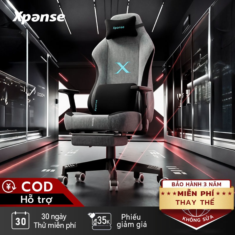 Ghế game gaming Xpanse X3 đệm không cánh nâng cấp, vải Nano-Tech,  ghế công thái học | ghế văn phòng | ghế làm việc | BigBuy360 - bigbuy360.vn