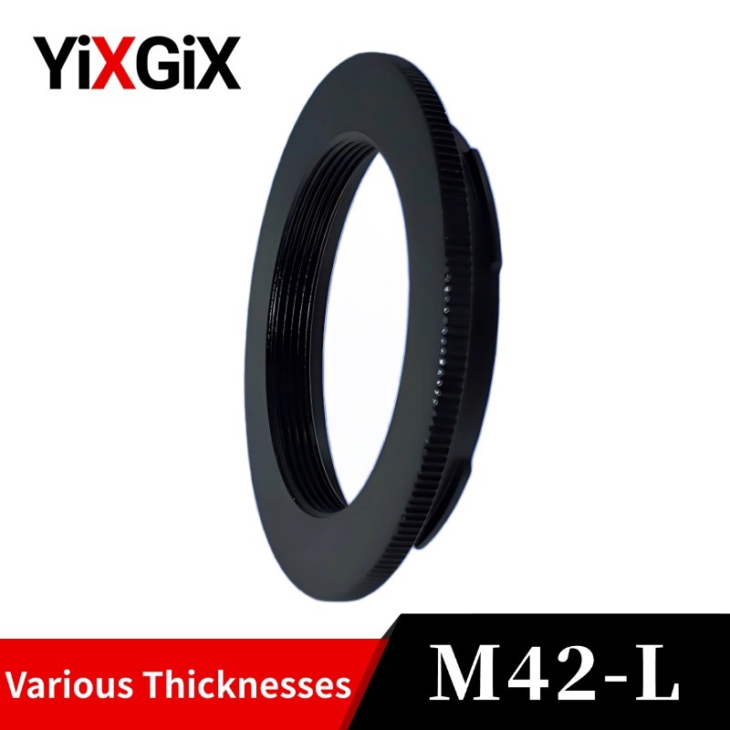 M42-L Vòng sửa đổi thủ công Độ dày khác nhau M42 Ống kính vít sang L Mount Adapter Vòng sửa đổi