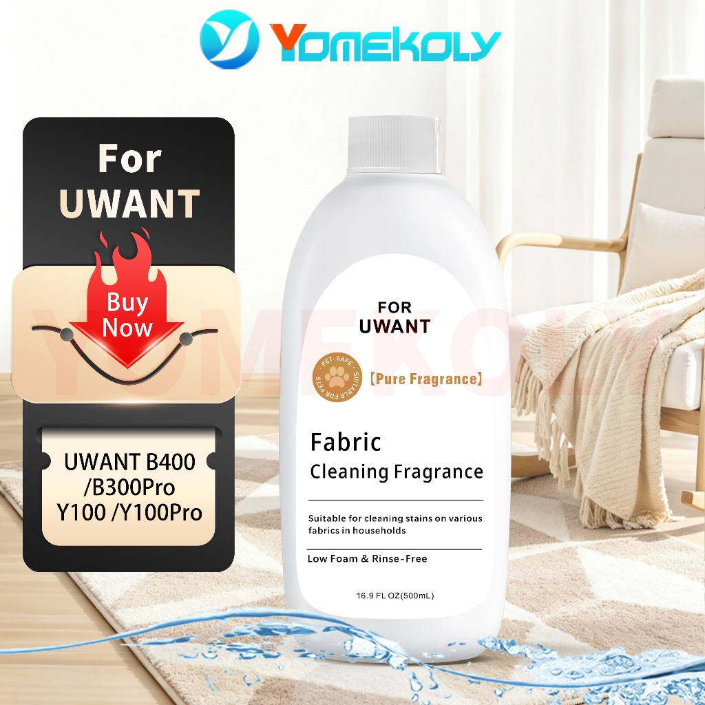 CHO UWANT B400 B300Pro Y100 Y100Pro Dung dịch làm sạch vải Hương thơm 500mL Chất tẩy rửa không chứa 