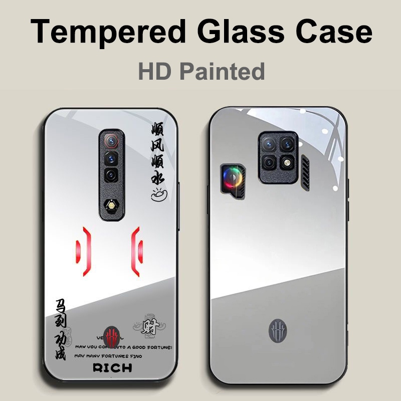 Dành Cho Nubia Red Magic 7S Ốp điện thoại NX679S 5G HD Gương Cứng Ốp điện thoại Cho Red Magic 7S Pro