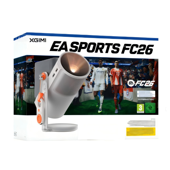 Gói máy chiếu XGIMI MoGo 4 FC26 | Hoàn hảo cho các trận đấu bóng đá & Chơi game FC26, di động, chạy 