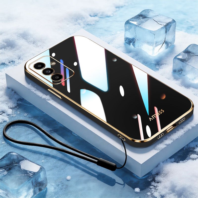 Ốp Điện Thoại YBD Cho Samsung Galaxy A26 A34 A35 A36 A53 A54 A55 A56 M54 F54 5G Vỏ Mềm Mạ Điện Sang 