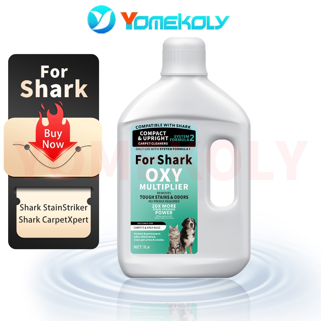 Dành Cho Cá Mập OXY Multiplier Carpet Cleaner Solution 1L - Tương Thích Với CarpetXpert EX200 EX201 