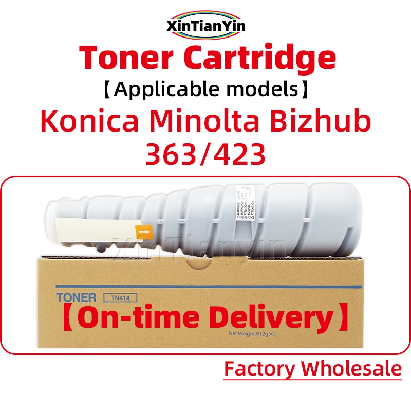TN414 Hộp Mực Cho Konica Minolta Bizhub 363 423 Máy photocopy 414 TN-414 BH363 BH423 BH Đen