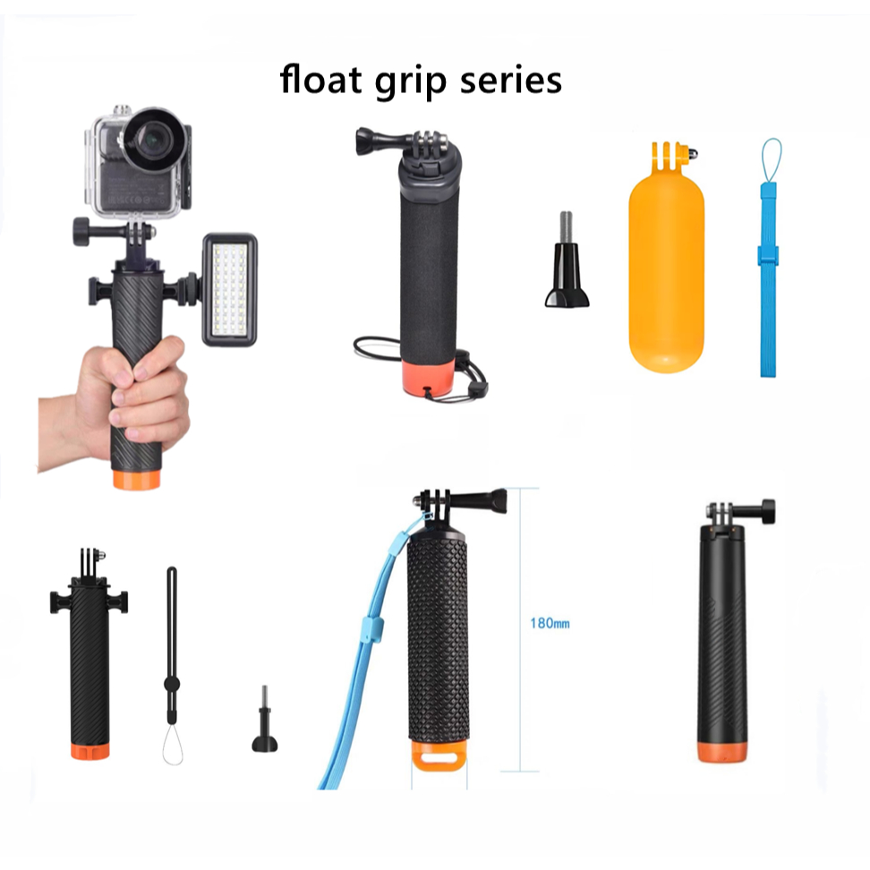 Phao tay cầm/phao thanh dính chân máy monopod cho Insta360 Go Ultra/X5/X4/Air/Go 3S/Ace Pro 2, DJI O