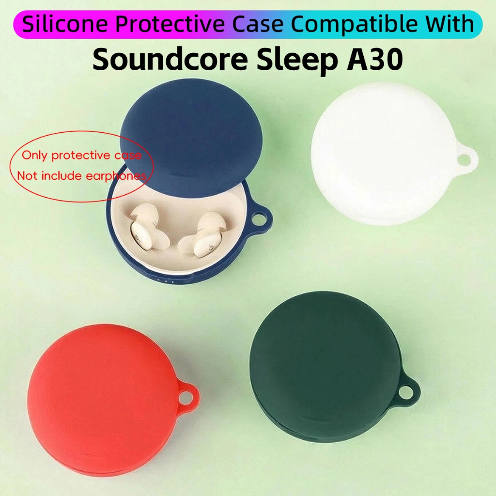Ốp lưng silicon có móc khóa cho Soundcore Sleep A30 (Chỉ có vỏ bảo vệ)