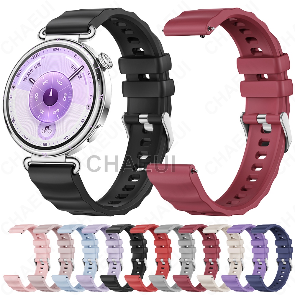 Dây đeo silicon Vòng đeo tay Phụ kiện cho Huawei Watch GT6 41mm / GT5 41mm / GT4 41mm / GT5 Pro 42mm