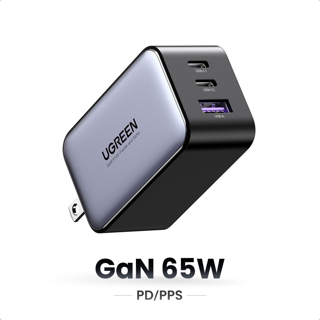 Sạc UGREEN Nexode Phiên Bản Genshin Impact 65W 2C1A Charger Nexode Charger