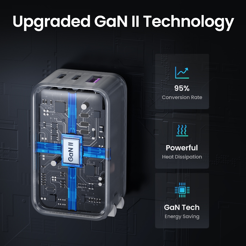 Sạc UGREEN Nexode Phiên Bản Genshin Impact 65W 2C1A Charger Nexode Charger | BigBuy360 - bigbuy360.vn