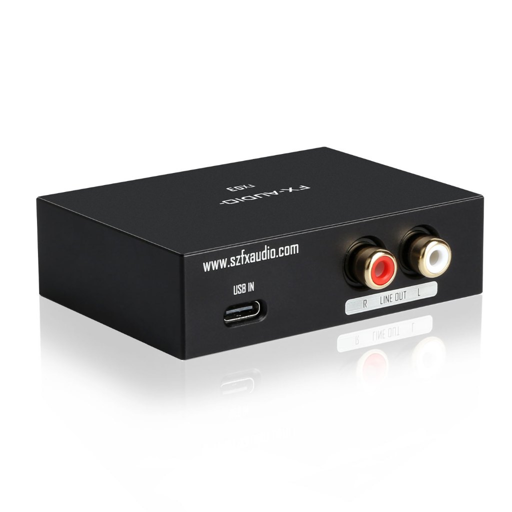 FX-AUDIO- FX-03 Bộ giải mã âm thanh USB DAC card âm thanh bên ngoài ES9028Q2M 32Bit 384KHZ DSD256 FX