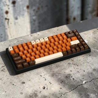 Rich Coffee keycaps SA profile doubleshot ABS keycap 61/64/68/84/87/96/980/104/108