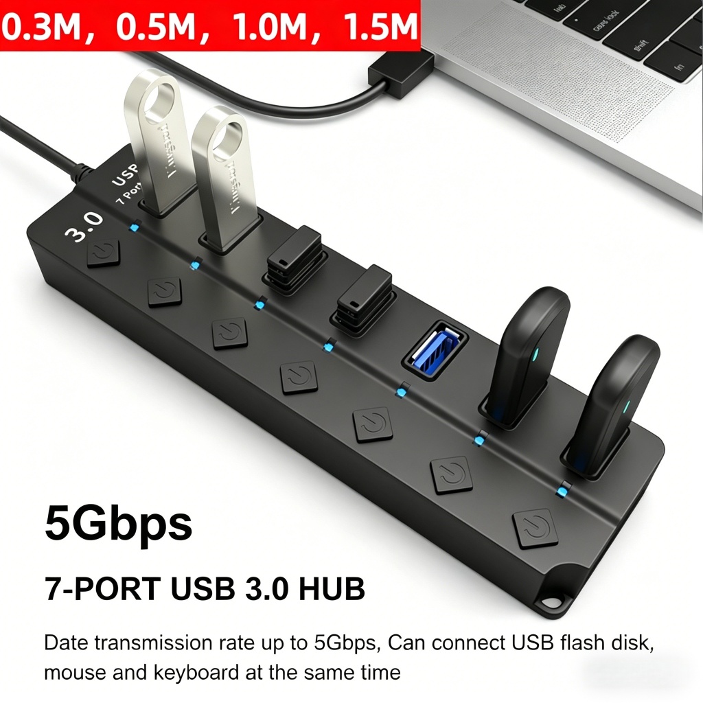 Hub USB 3.0, Hub USB 7 cổng, Hub USB 4 cổng, Trạm Dock USB 3.0