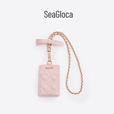 SeaGloca Quilted Bow Chain Card Holder Multi-Slot Di Động Sắp Xếp Cho Nữ 00002