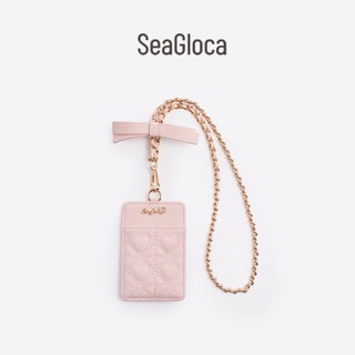 SeaGloca Quilted Bow Chain Card Holder Multi-Slot Di Động Sắp Xếp Cho Nữ 00002