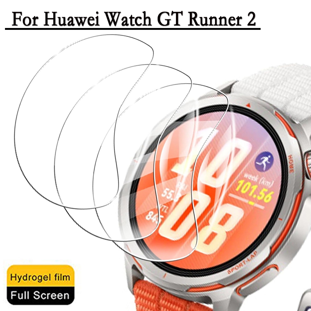 Phim Mềm Cho Huawei Watch GT Runner 2 Siêu Mỏng Trong Suốt Hydrogel Phim Đồng Hồ Bảo Vệ Màn Hình Cho