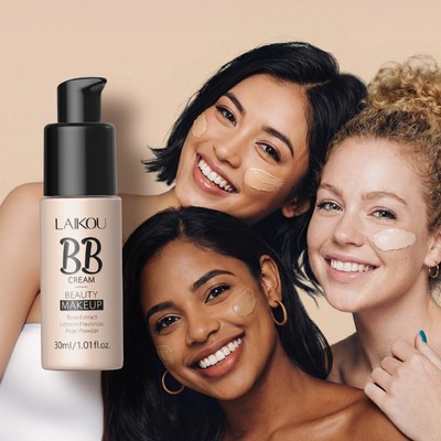LAIKOU BB Cream 30ml - Kem che khuyết điểm nhẹ & Kem làm sáng da | Hydrat hóa sâu, Thu nhỏ lỗ chân lông, Hoàn thiện phát sáng tự nhiên