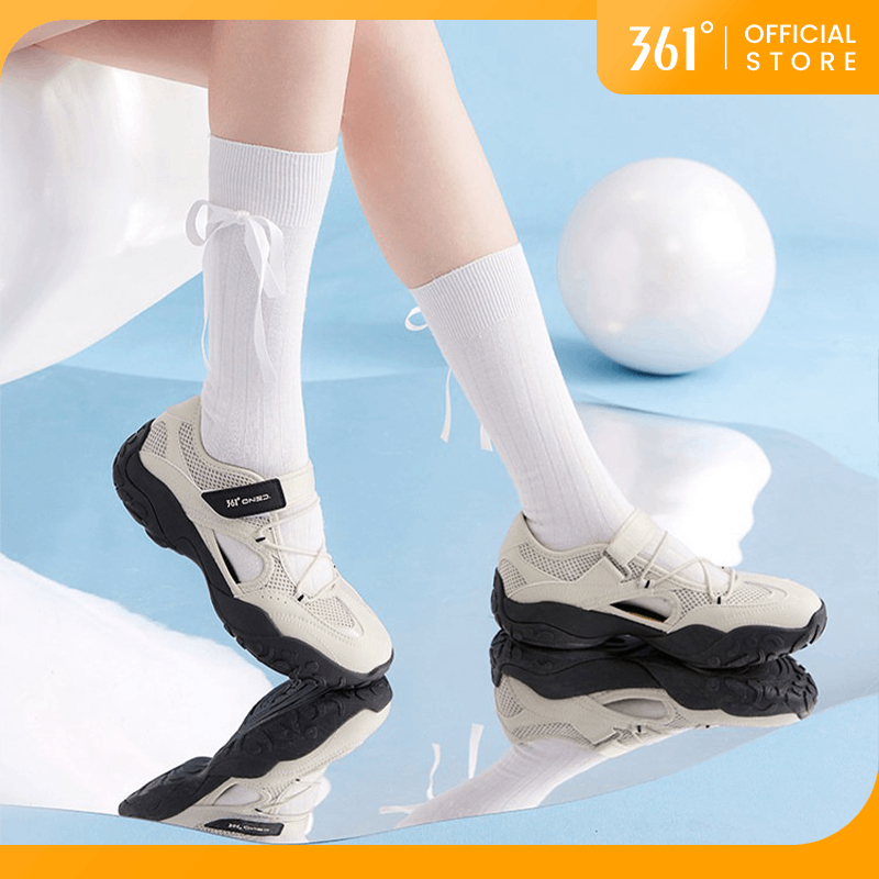 361° 361 Cloud Dance Mary Jane Giày thể thao nữ lưới Xăng đan thoáng khí Huấn luyện Đức Giày ba lê đ