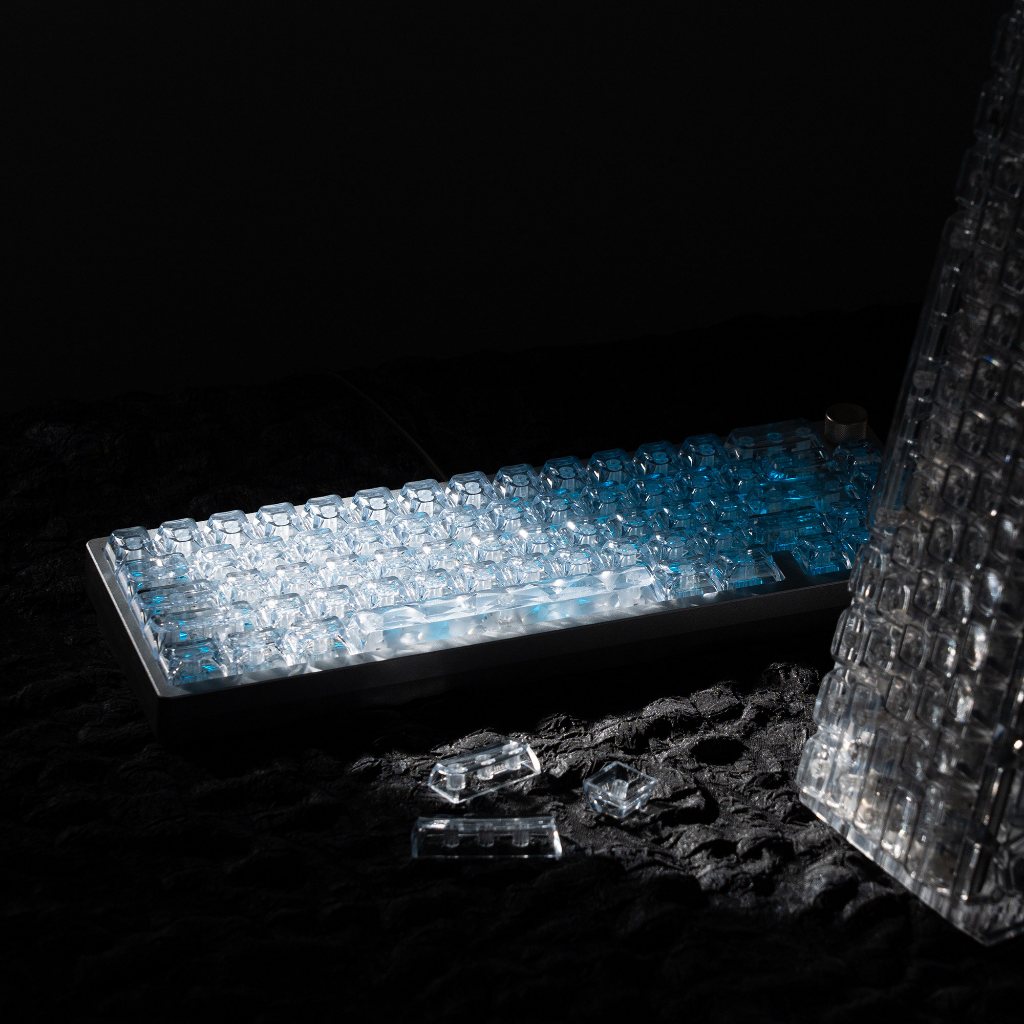 Womier 126 Phím Kim Cương Lấp Lánh RGB Tỏa Sáng Qua Keycaps ASA Profile Bộ Cá Tính Gateron / Cherry MX Bàn Phím Cơ | BigBuy360 - bigbuy360.vn