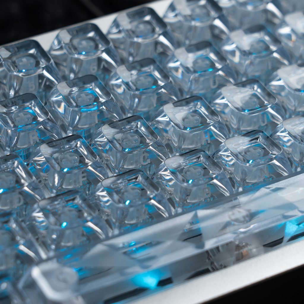 Womier 126 Phím Kim Cương Lấp Lánh RGB Tỏa Sáng Qua Keycaps ASA Profile Bộ Cá Tính Gateron / Cherry MX Bàn Phím Cơ | BigBuy360 - bigbuy360.vn