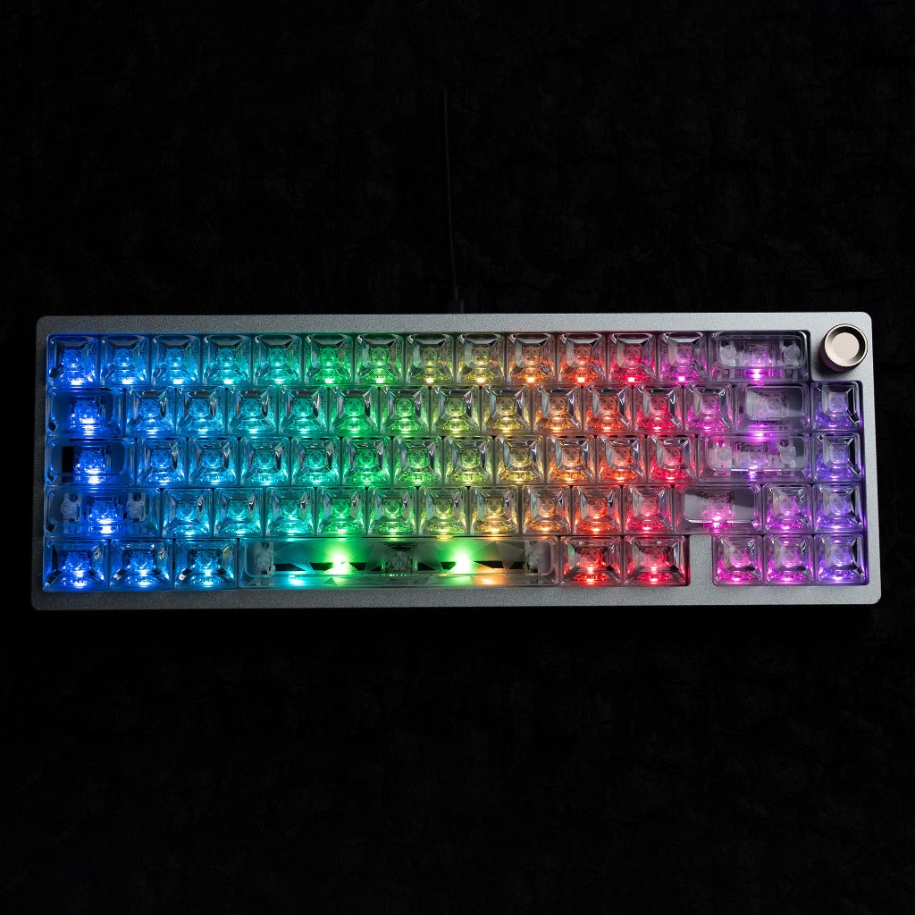 Womier 126 Phím Kim Cương Lấp Lánh RGB Tỏa Sáng Qua Keycaps ASA Profile Bộ Cá Tính Gateron / Cherry MX Bàn Phím Cơ | BigBuy360 - bigbuy360.vn