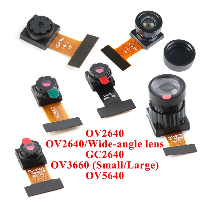 Mô-đun máy ảnh ESP32 OV2640 GC2640 OV3660 OV5640 Cảm biến hình ảnh CMOS 2 Ống kính màn hình máy ảnh 