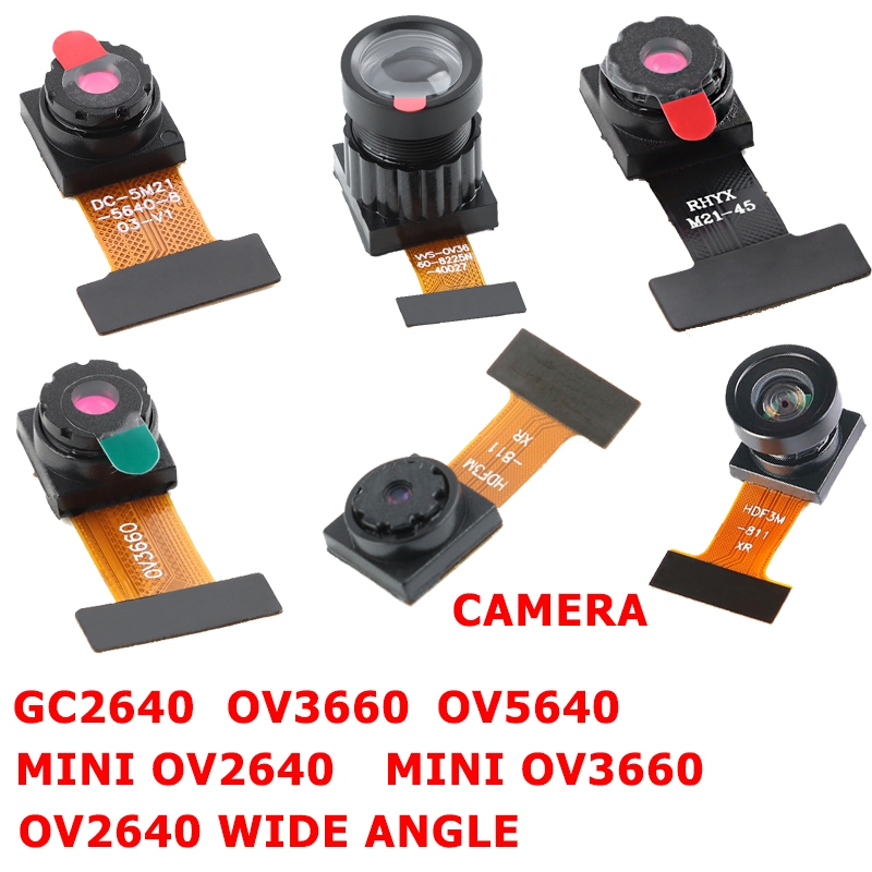 Mô-đun máy ảnh ESP32 OV2640 GC2640 OV3660 OV5640 Cảm biến hình ảnh CMOS 2 Ống kính màn hình máy ảnh 