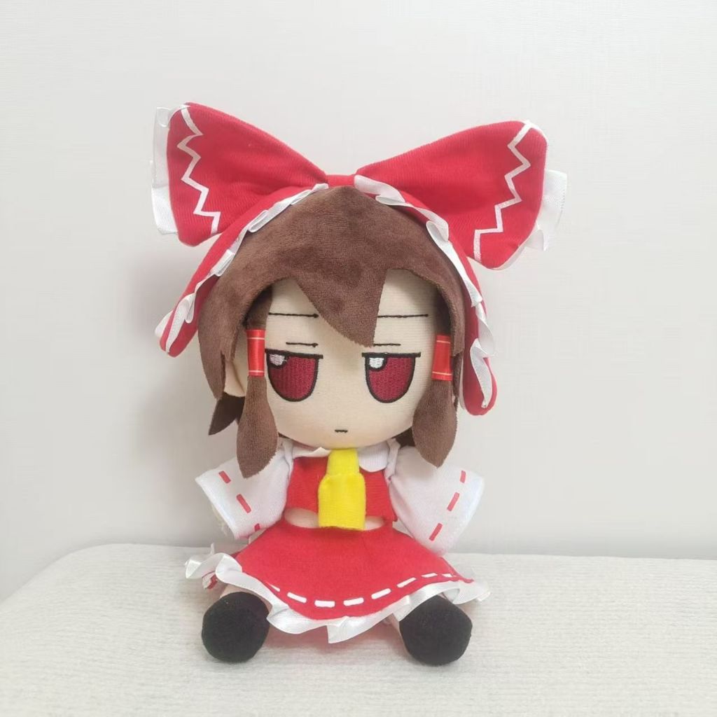 Touhou Project Hakurei Reimu thú nhồi bông, hàng hóa ngoại vi, búp bê vải, búp bê bông, thú nhồi bôn
