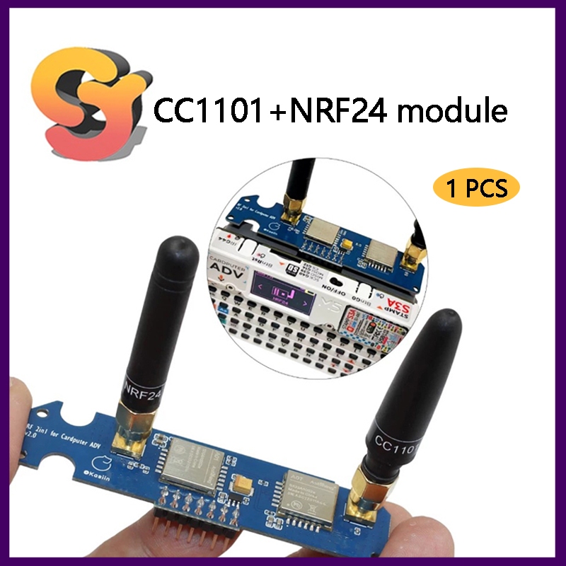 [Cung cấp hàng có sẵn] Mô-đun RF hai trong một M5Stack CC1101 + NRF24 Mô-đun mở rộng rắn hai trong m
