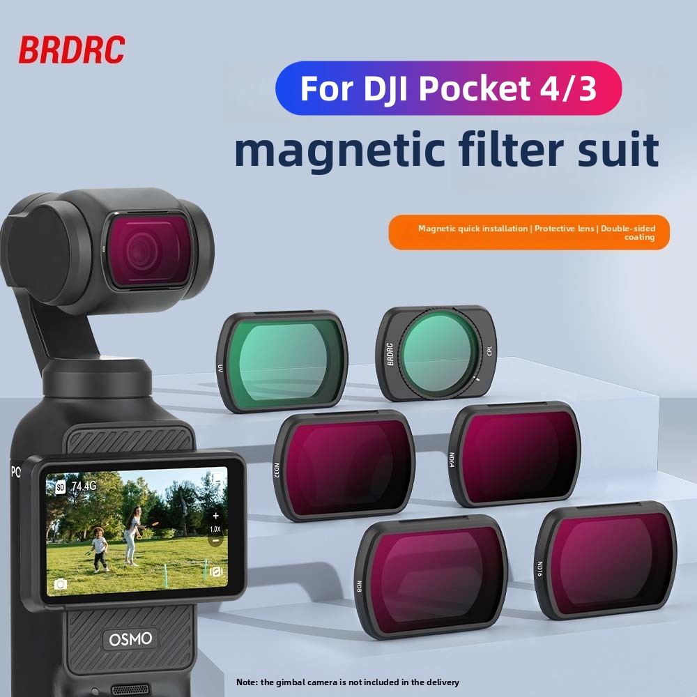 Bộ lọc ống kính cho DJI OSMO POCKET 4 / 3, UV / CPL / ND 8 / ND16 PL / Góc rộng / Ống kính Macro / S