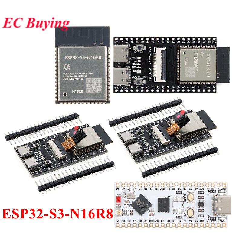 ESP32-S3 N16R8 WiFi Bảng phát triển mô-đun 5.0 tương thích Bluetooth CAM NANO OV2640 OV5640