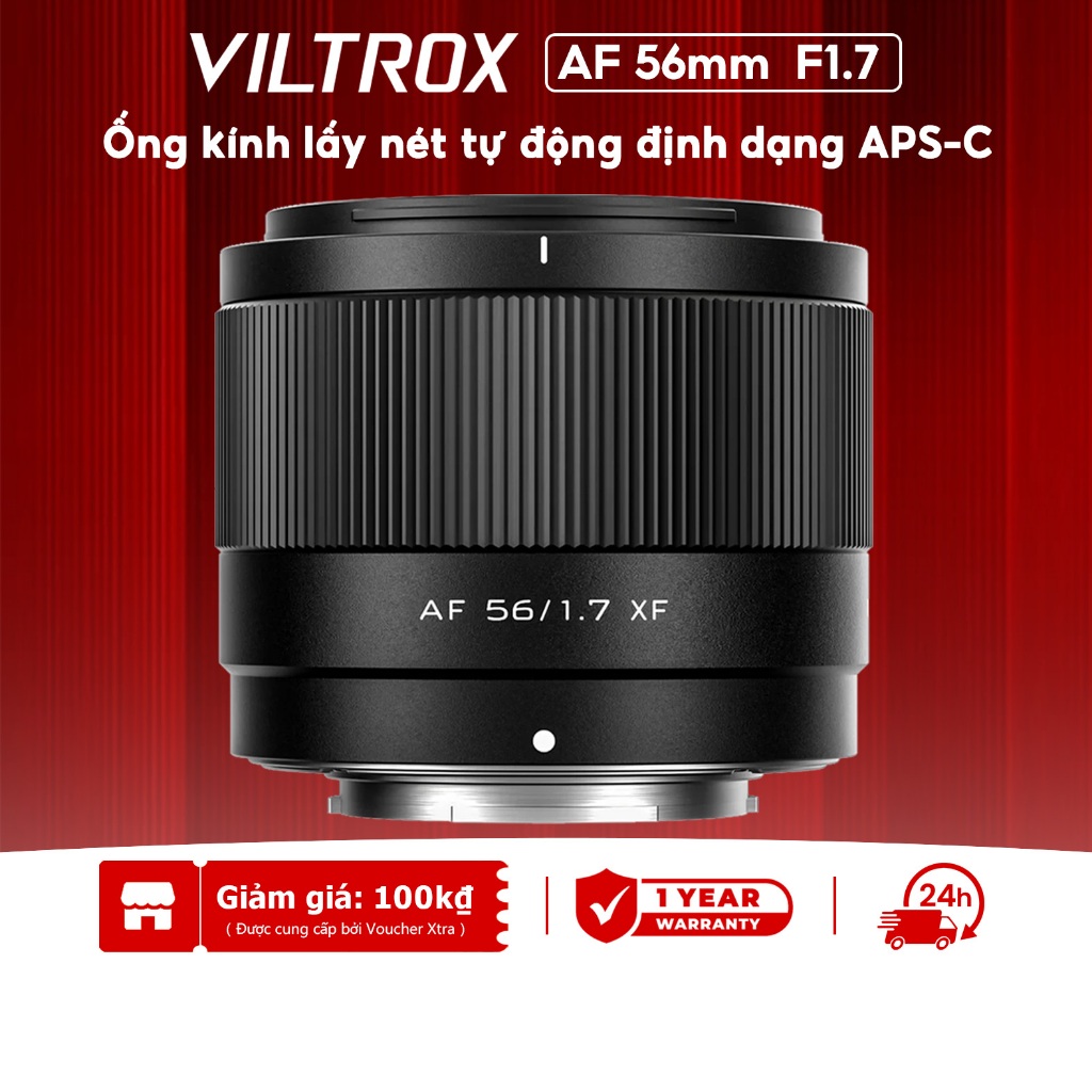 Ống kính VILTROX AF 56mm F1.7 APS-C Khẩu độ lớn nhẹ cho ngàm Fuji X cho ngàm Nikon Z