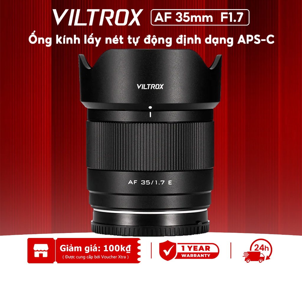 Viltrox AF 35mm F1.7 Air Auto Focus Ống kính chân dung máy ảnh khẩu độ lớn cho giá đỡ E / X