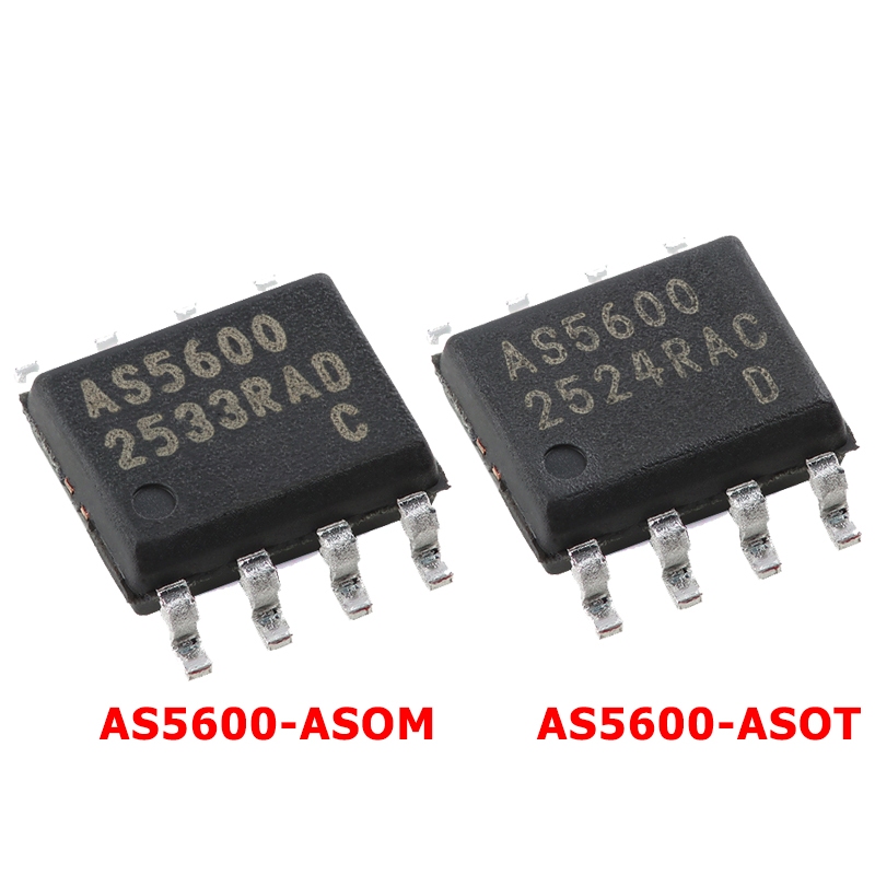 10 Cái / 5 Cái AS5600-ASOT AS5600-ASOM SOIC-8 Bộ mã hóa cảm biến vị trí quay từ tính Chip IC Đo góc 