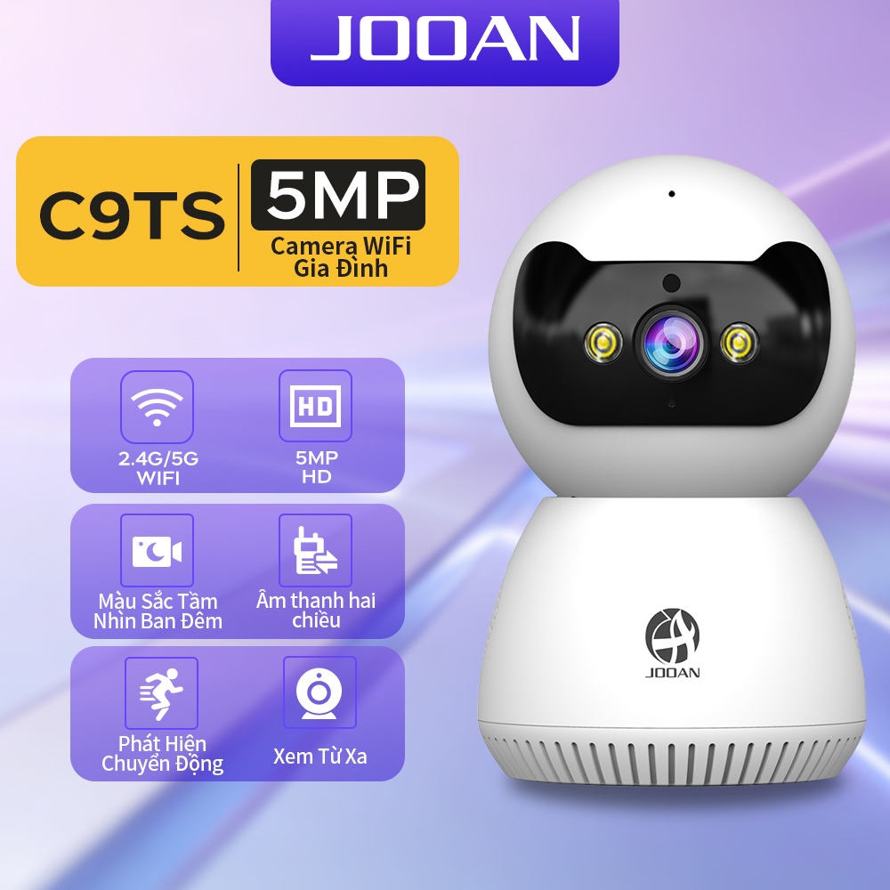 CAM720 Camera IP TRONG NHÀ 8mp, xoay 360°, theo dõi tự động, phát hiện chuyển động và âm thanh