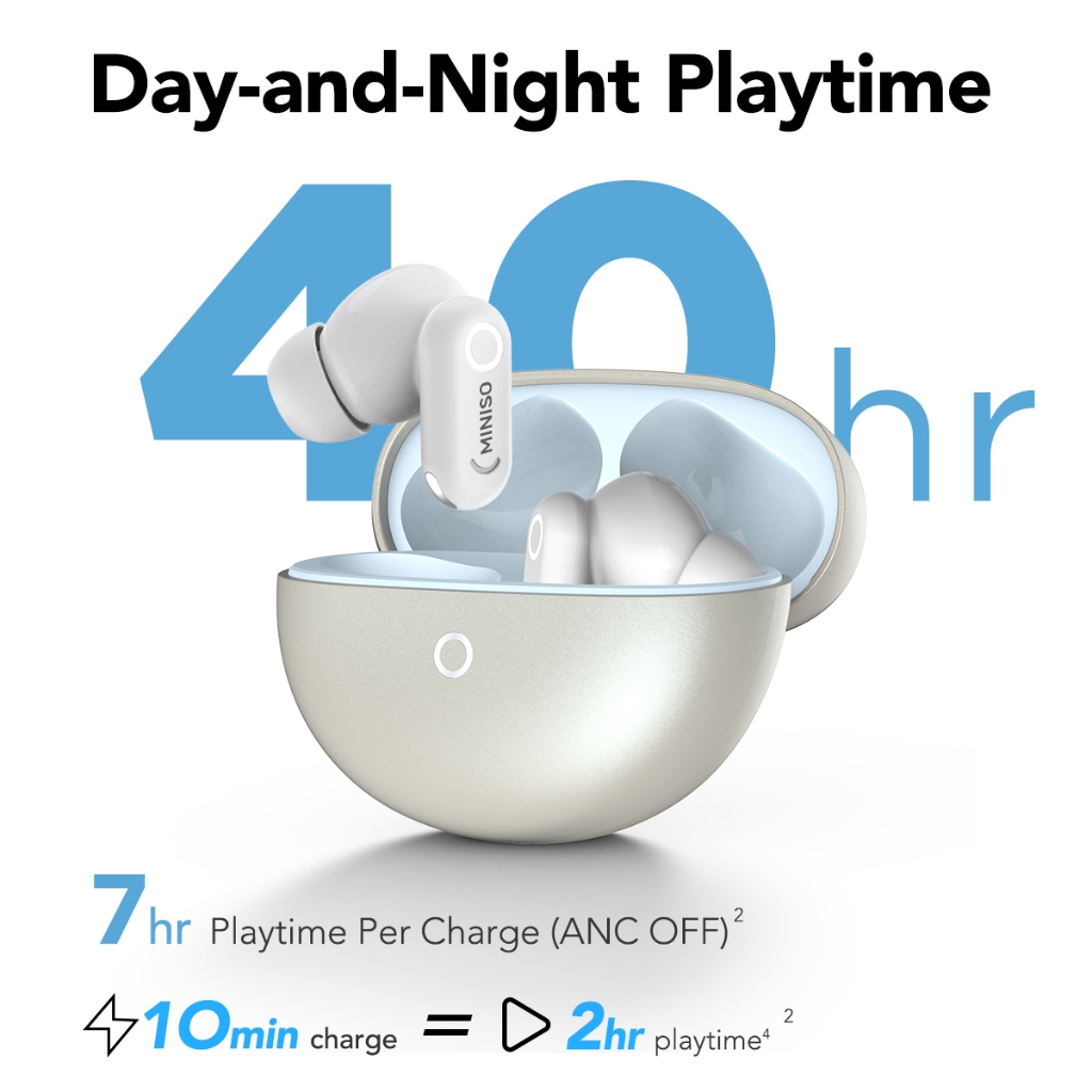 Bảo Hành Một Năm MINISO MS122 Sản Phẩm Mới Tai Nghe Bluetooth HiFi Chất Lượng Âm Thanh Phiên Bản Bluetooth 6.0 Tai Nghe Không Dây Di Động Thông Minh Khử Tiếng Ồn IPX5 Lớp Chống Thấm Nước | BigBuy360 - bigbuy360.vn