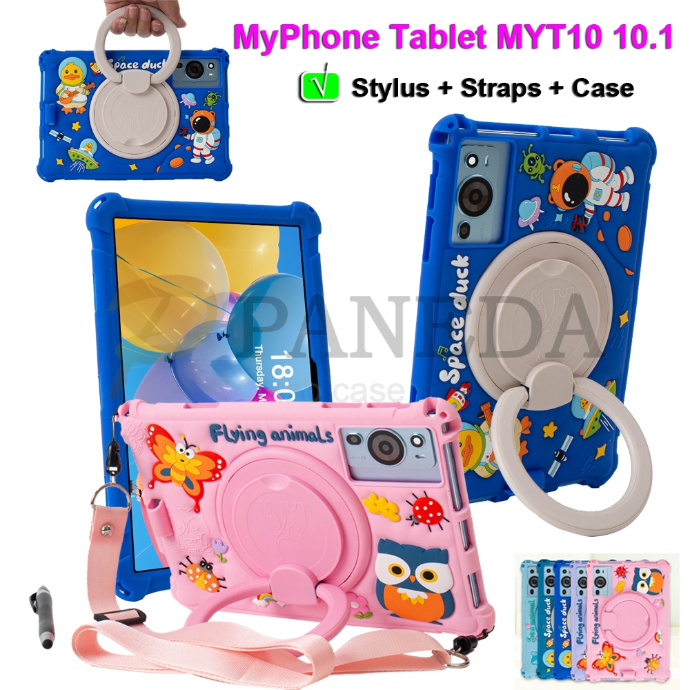 Ốp Lưng Đa Năng Cho Máy Tính Bảng MyPhone Tablet MYT10 10.1 360° Giá đỡ xoay Vỏ bảo vệ chống sốc Vỏ 