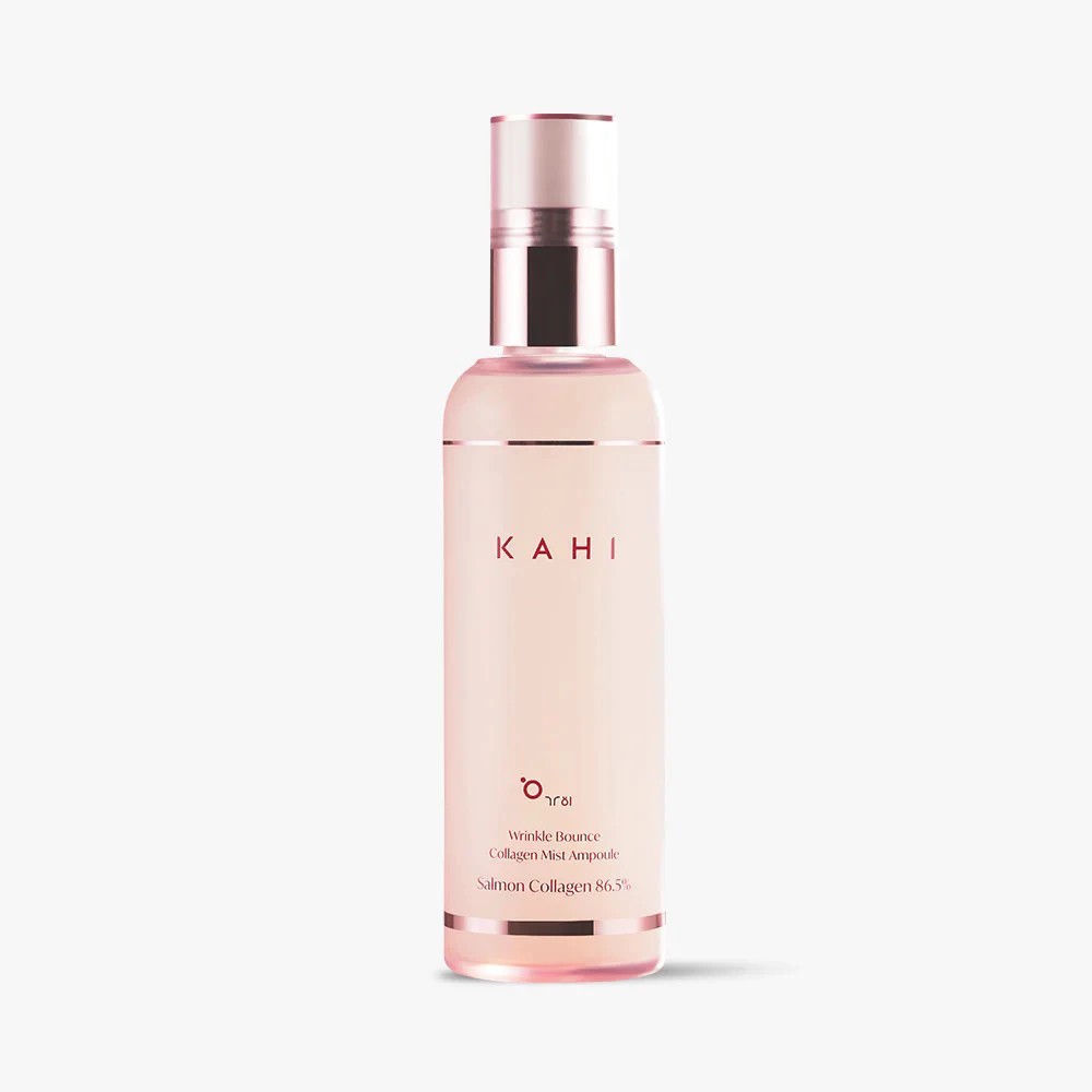 [Giao hàng 24H] GÓI MỚI KAHI SEOUL Wrinkle Collagen Dưỡng ẩm Mist Ampoule 86,5% Collagen cá hồi 120m