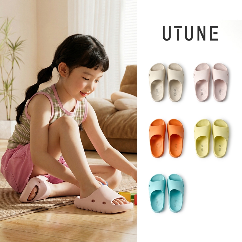 UTUNE Dép Trẻ Em EVA Nhẹ Mềm Êm Chống Trượt Chống Nước Thoáng Khí Ôm Chân Thoải Mái Dép Trong Nhà Ph