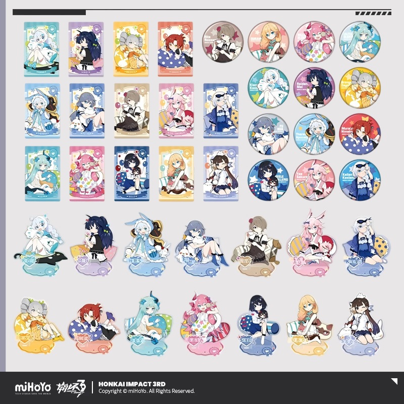 Sunsyea Honkai Tác Động Thứ 3 Chính Thức Merch miHoYo Chính Hãng XBDCH Huy Hiệu Acrylic Đứng Fu Hua 