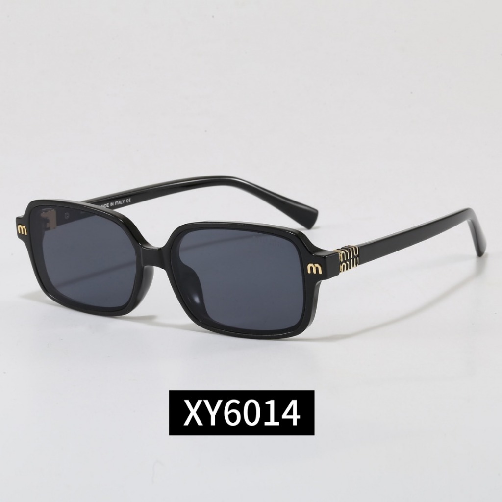 MIUMIU Fashion Slim Square Eyewear UV400 Protection Kính râm hàng ngày sành điệu.