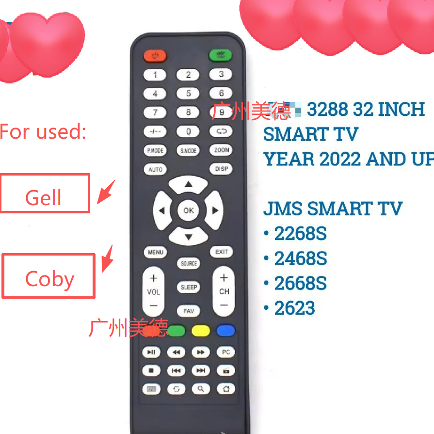 VÀ MEGASONIC GELL Smart TV Coby Smart TV Điều khiển từ xa Năm 2022 trở lên