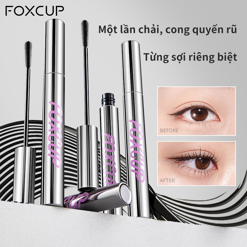 FOXCUP Mascara Kéo Dài Uốn Chống Mồ Hôi Không Dễ Dàng lem Lâu Dài Tháng Mười Một