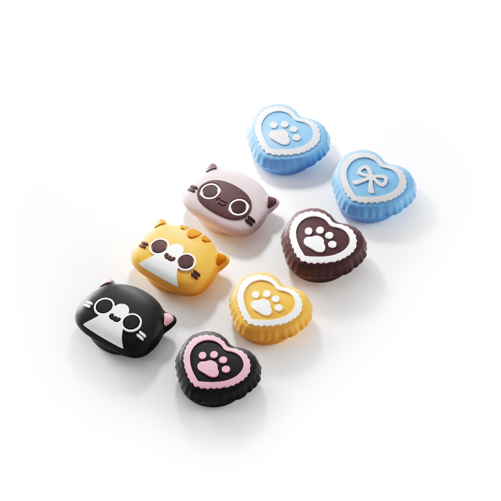 IINE PS5 / NS2 Joypad / NS2 PRO Joystick Caps Dễ Thương Cat Thumb Grip Silicone Bảo Vệ Cho NS2 Joypa